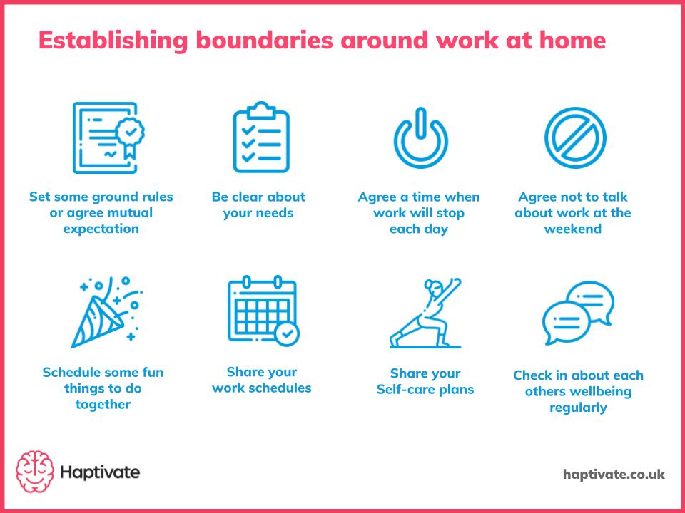 Infographic: Establishing boundaries around work